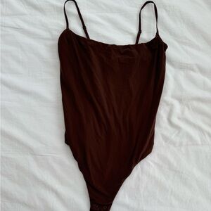 SKIMS Cami Bodysuit | Chocolate | Size Small